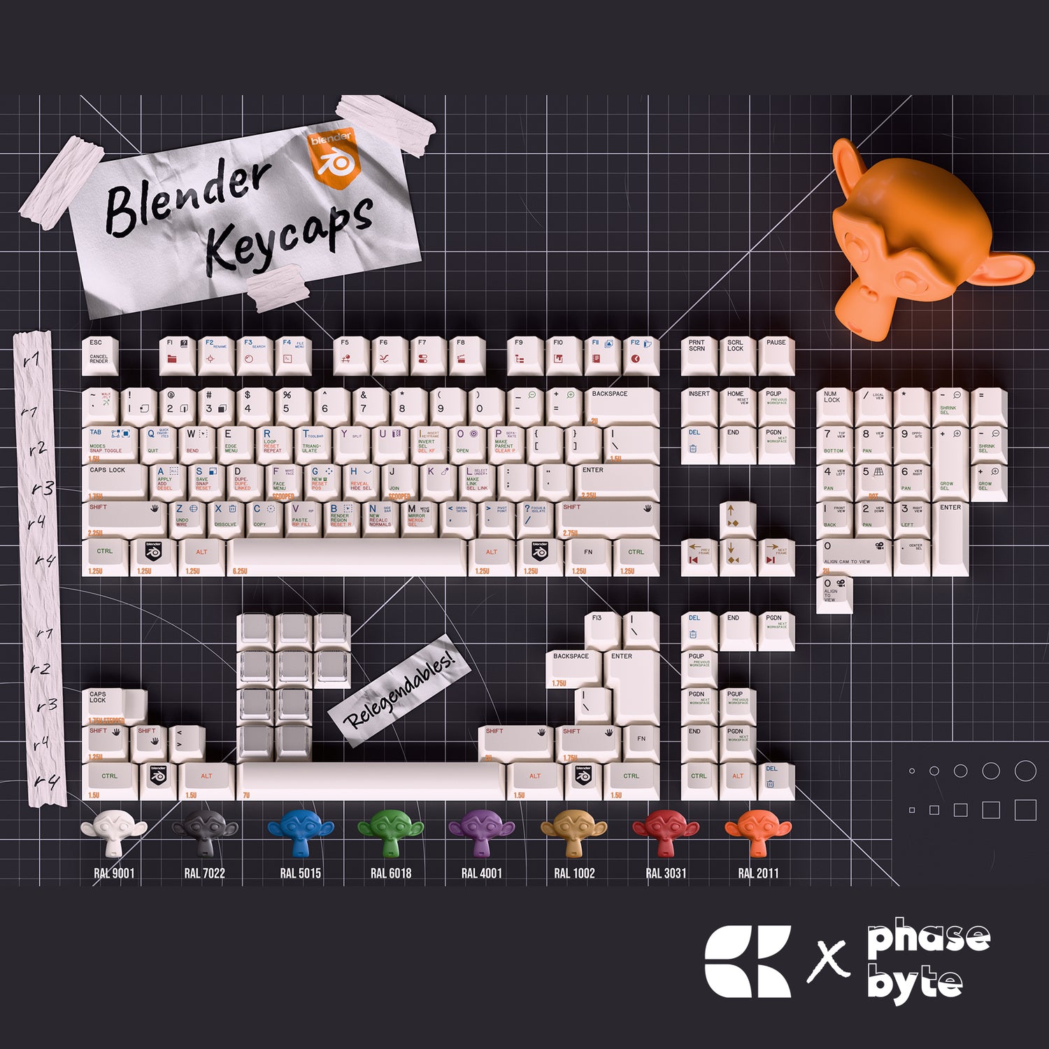 Blender Keycaps